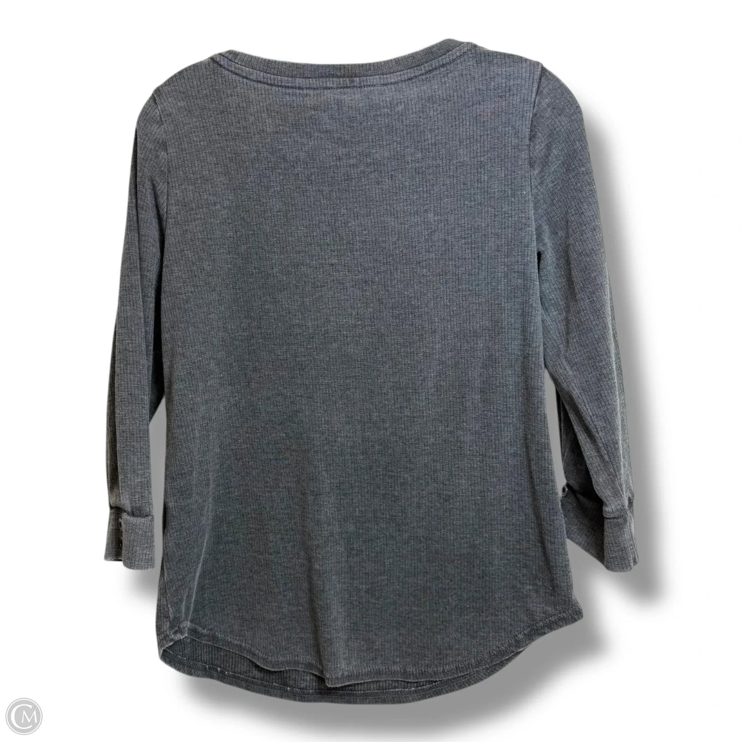 Top 3/4 Sleeve By Jane And Delancey In Grey, Size: S
