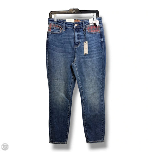 Jeans Straight By Judy Blue In Blue Denim, Size: 8