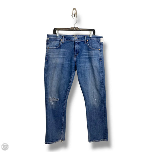 Jeans Cropped By Citizens Of Humanity In Denim, Size: 14