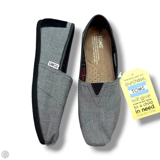 Shoes Flats By Toms In Black, Size: 6.5
