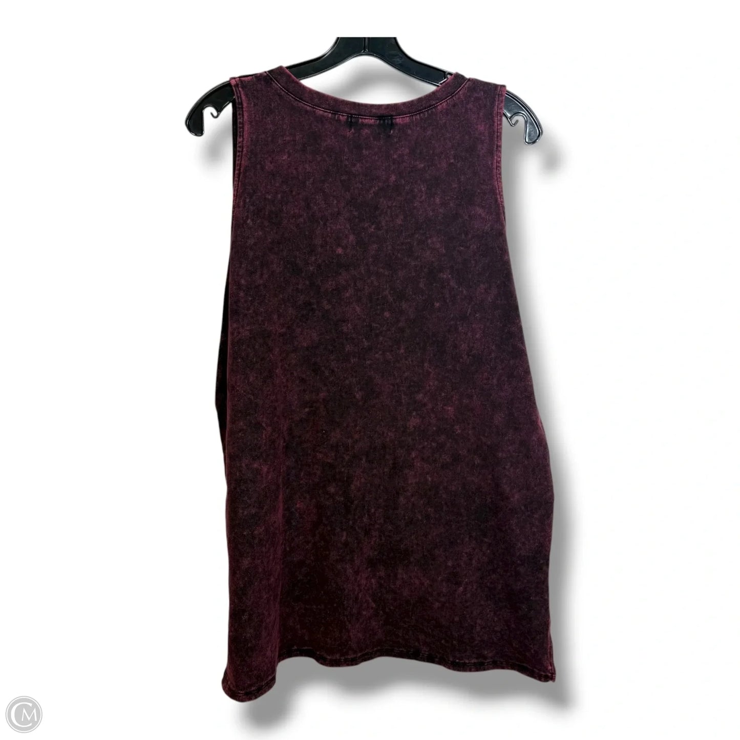 Tank Top By Zenana In Maroon, Size: L