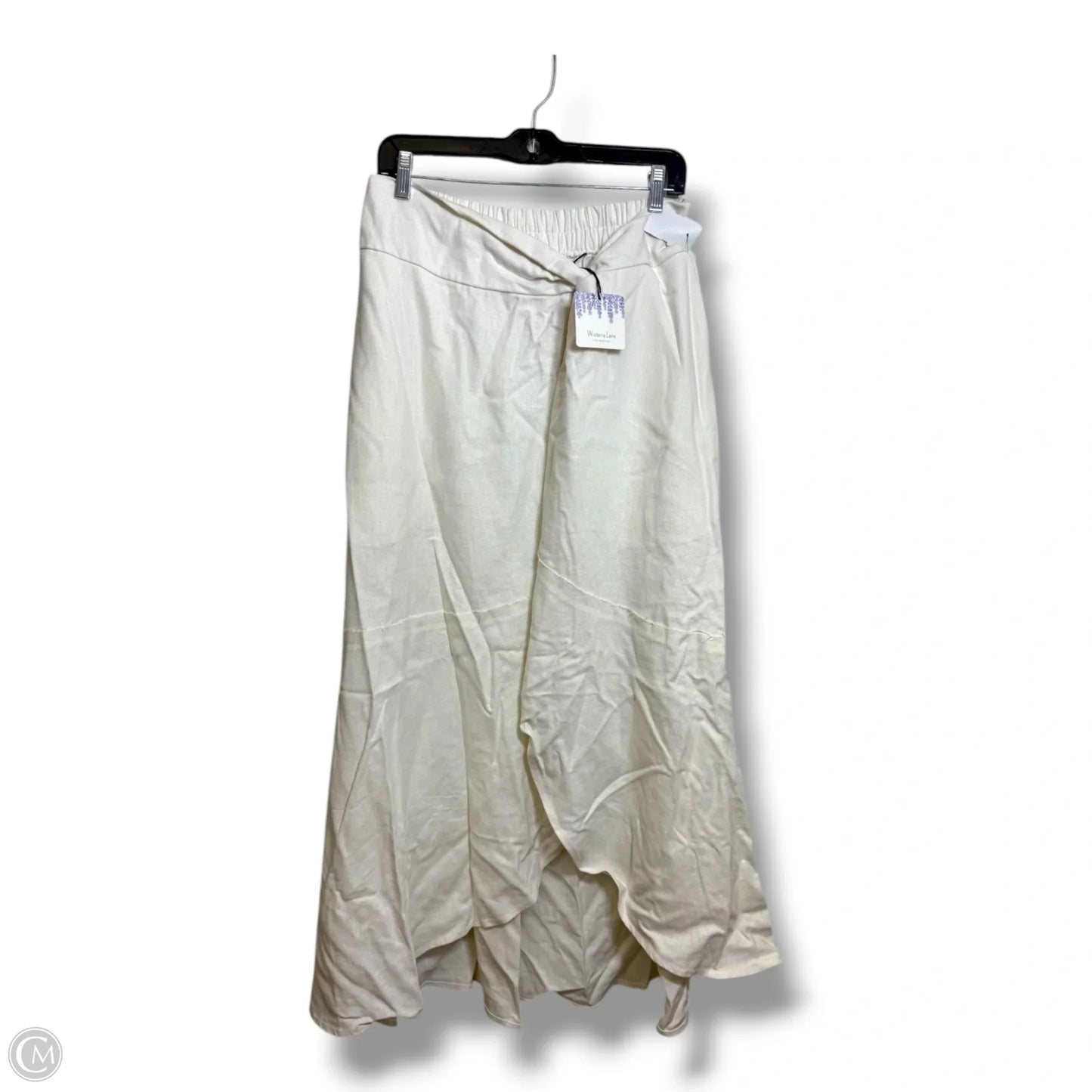 Skirt Maxi By Clothes Mentor In White, Size: L