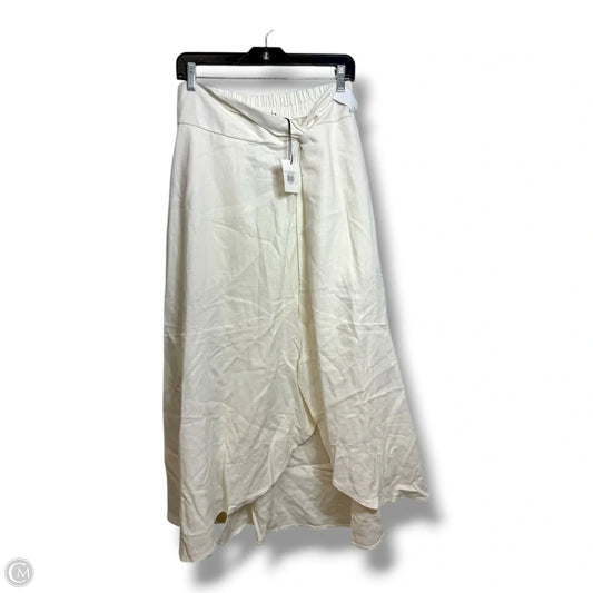Skirt Maxi By Clothes Mentor In White, Size: M