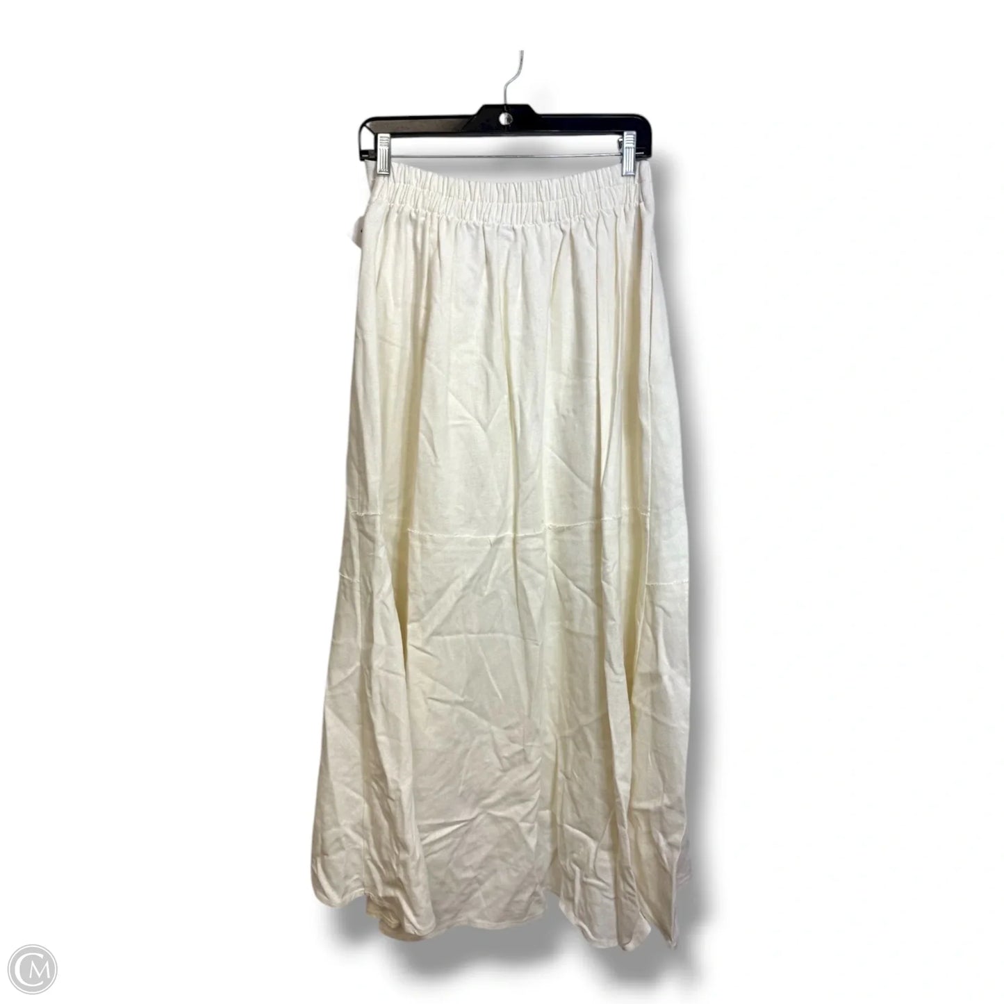 Skirt Maxi By Clothes Mentor In White, Size: M