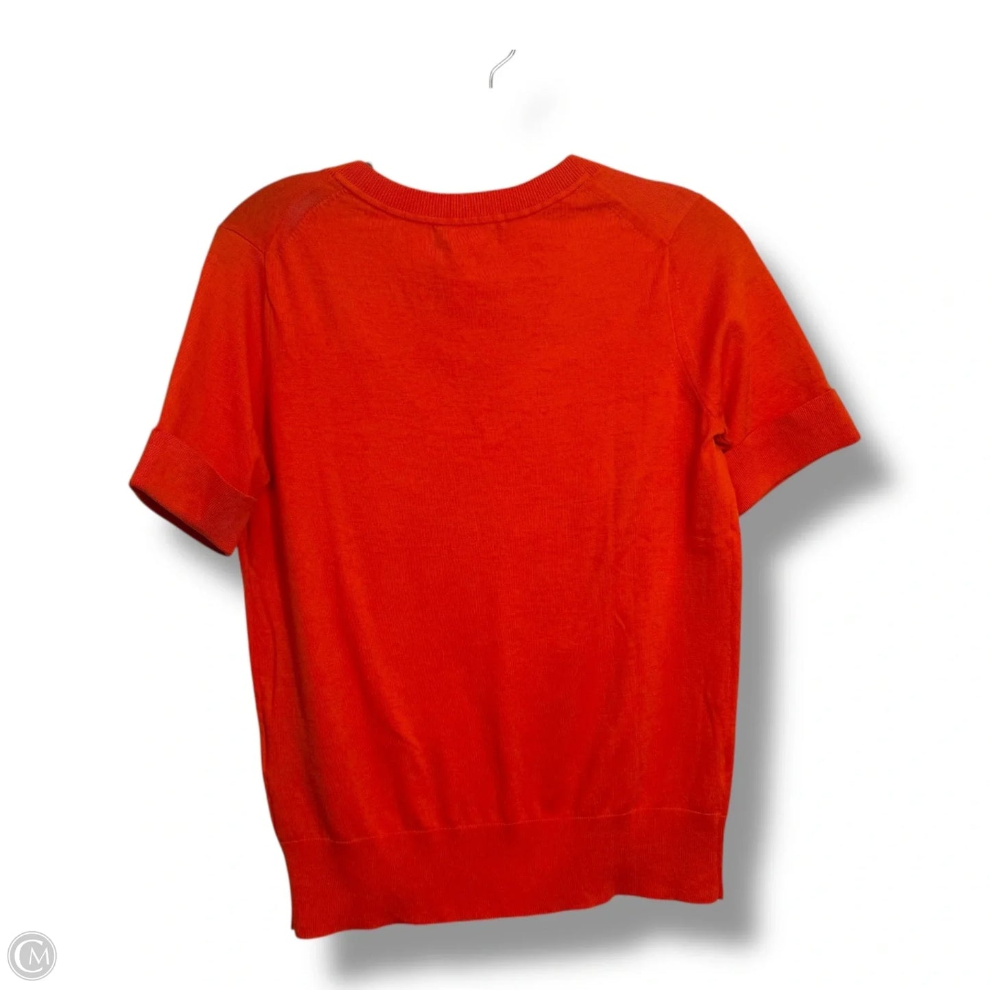 Top Short Sleeve By Banana Republic In Orange, Size: Xs
