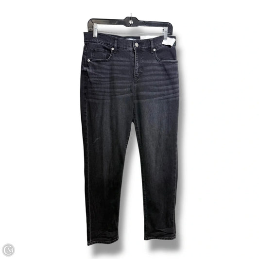 Jeans girlfriend Straight By Loft In Black, Size: 6