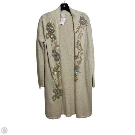 Cardigan By Chicos In Cream, Size: Xs