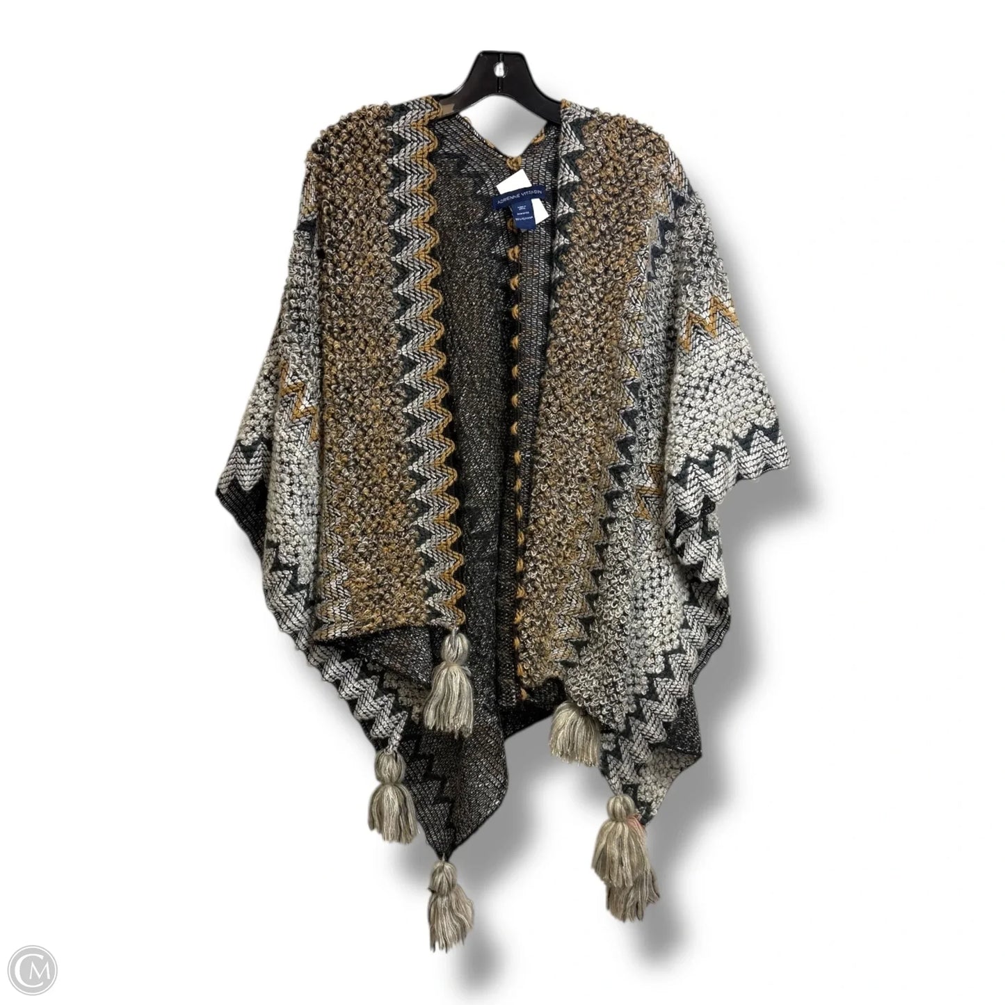 Poncho By Adrienne Vittadini In Multi-colored, Size: Osfm