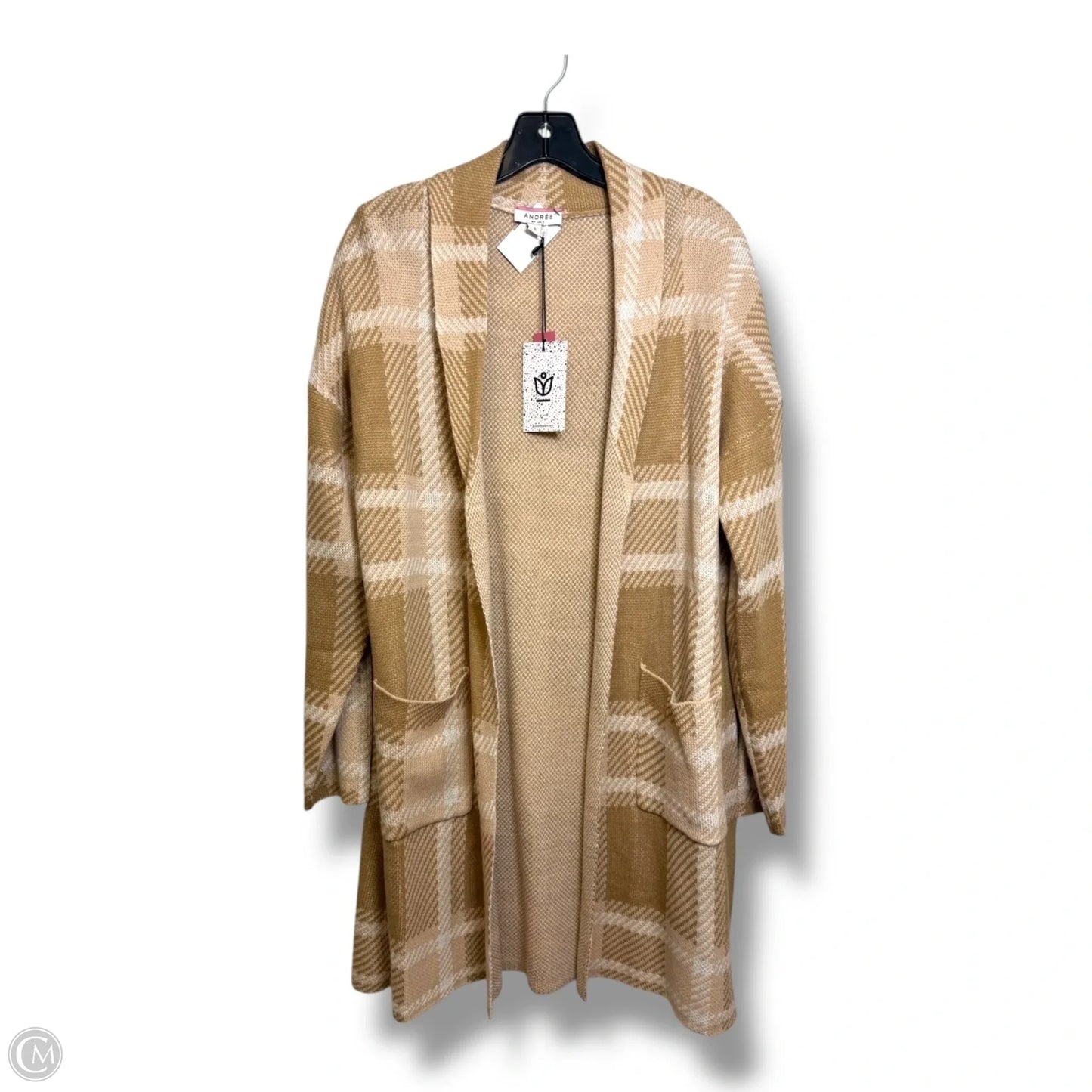 Cardigan By Andree By Unit In Tan, Size: S