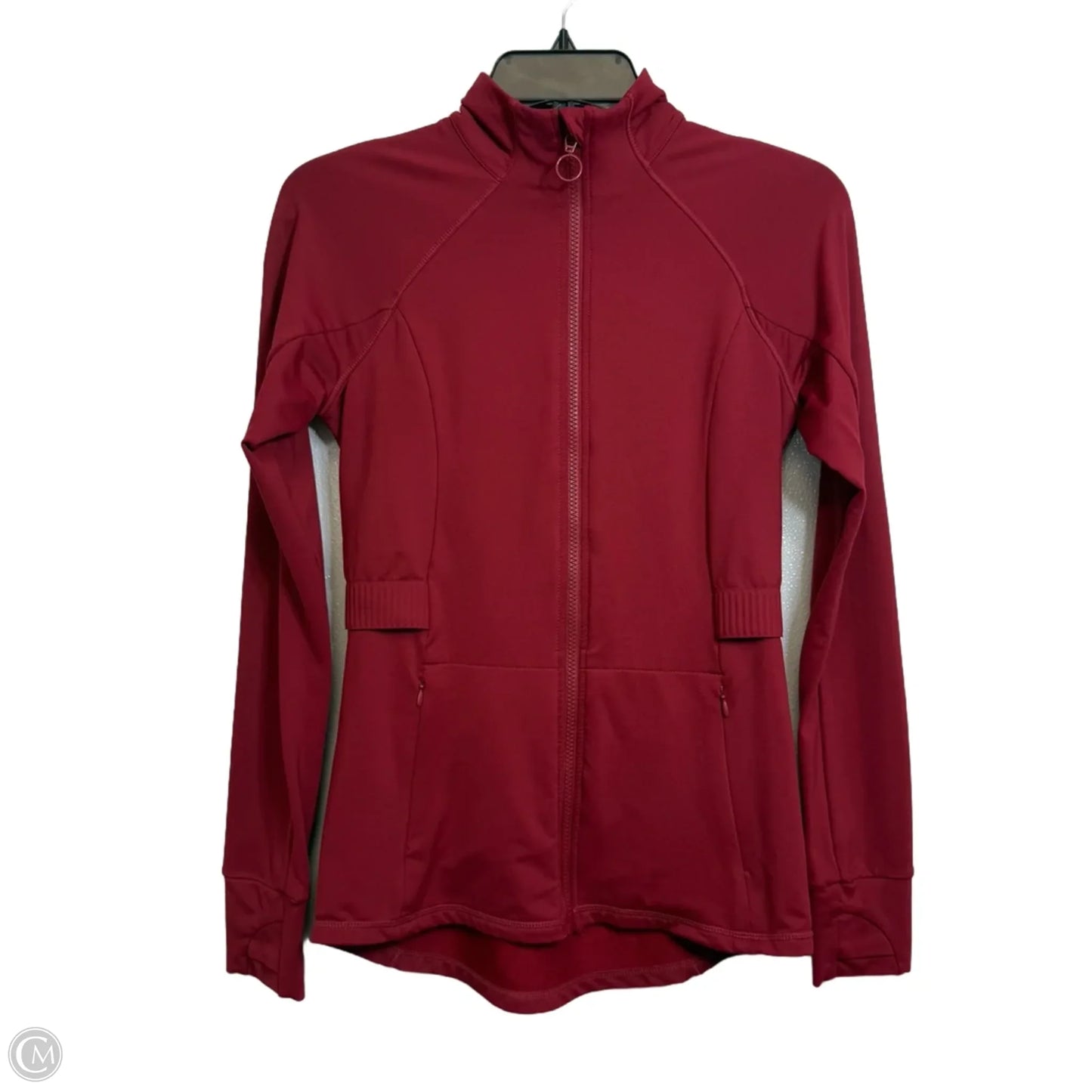 Athletic Jacket By Fabletics In Red, Size: S