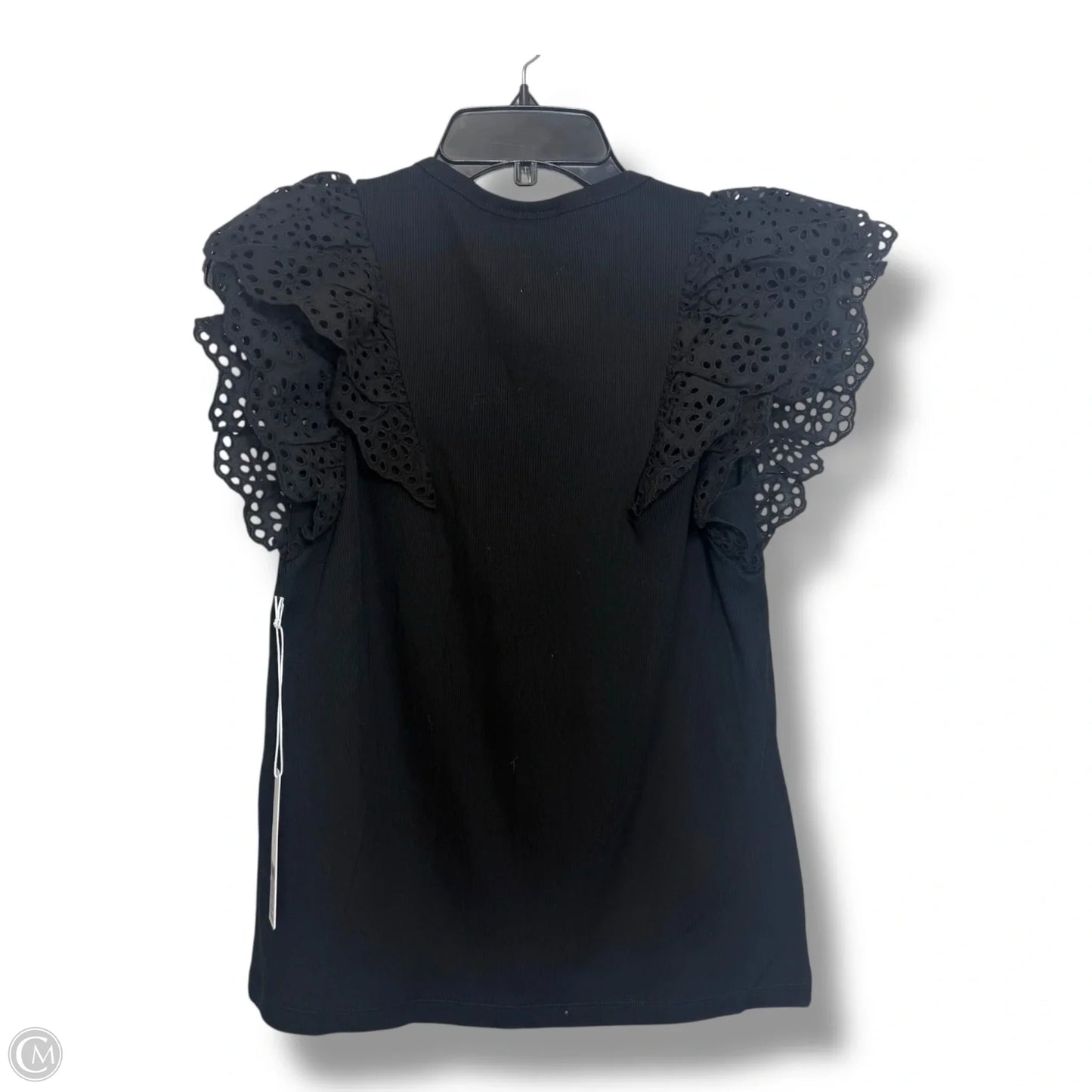 Top Short Sleeve By Chicos In Black, Size: Xs