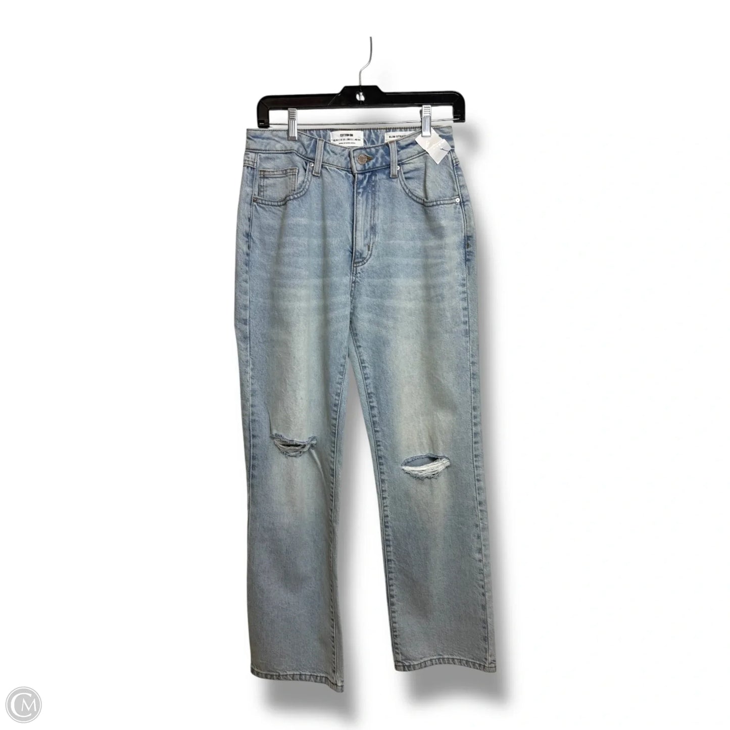 Jeans slim Straight By Cotton On In Blue Denim, Size: 6