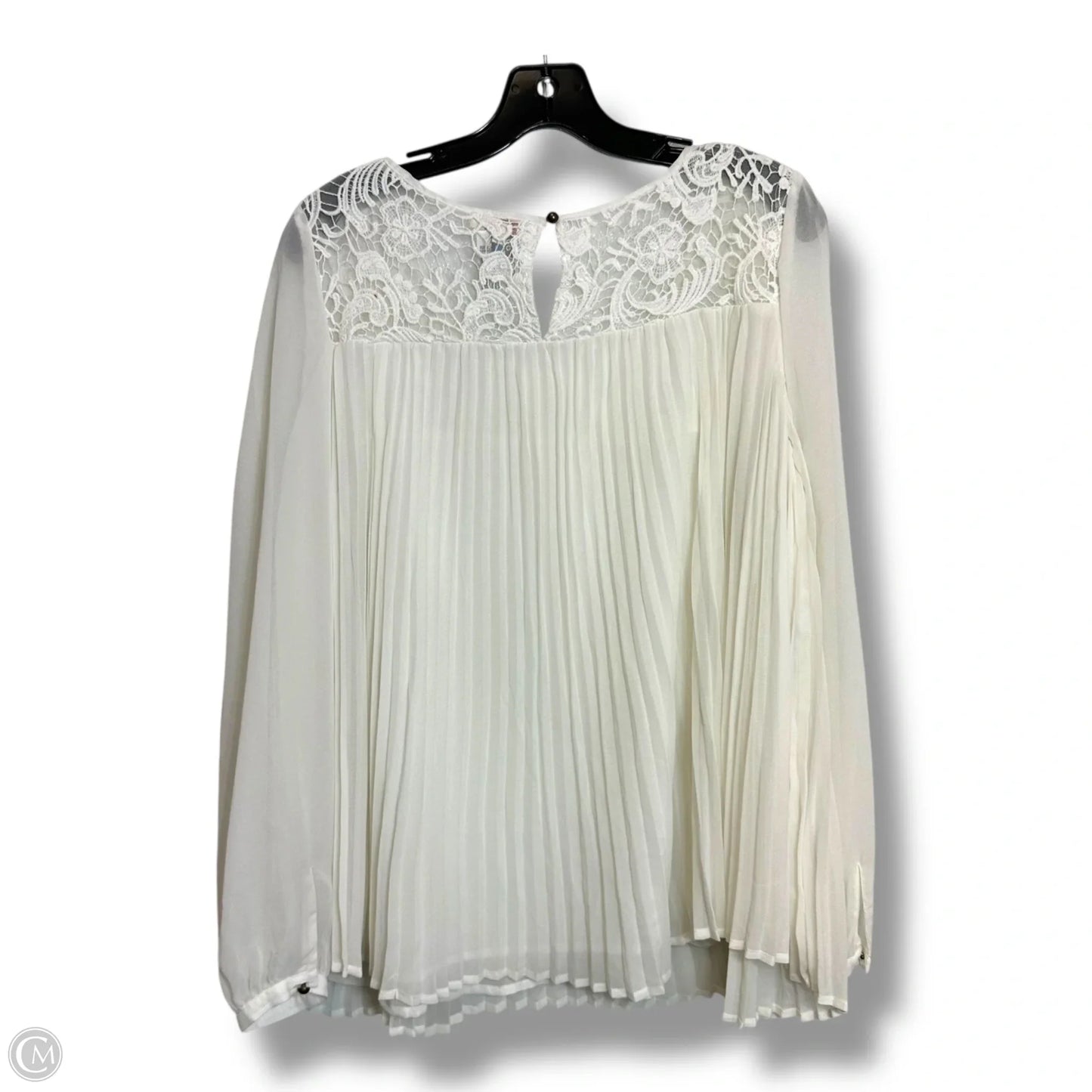 Top Long Sleeve Basic By Sundance In White, Size: M