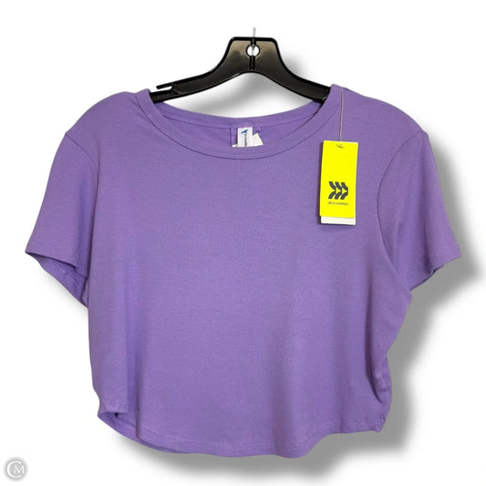 Athletic Top Short Sleeve By All In Motion In Purple, Size: M
