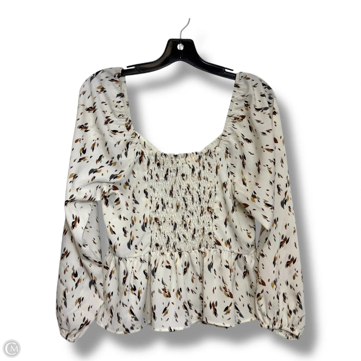 Top Long Sleeve Basic By Robin K In White, Size: S