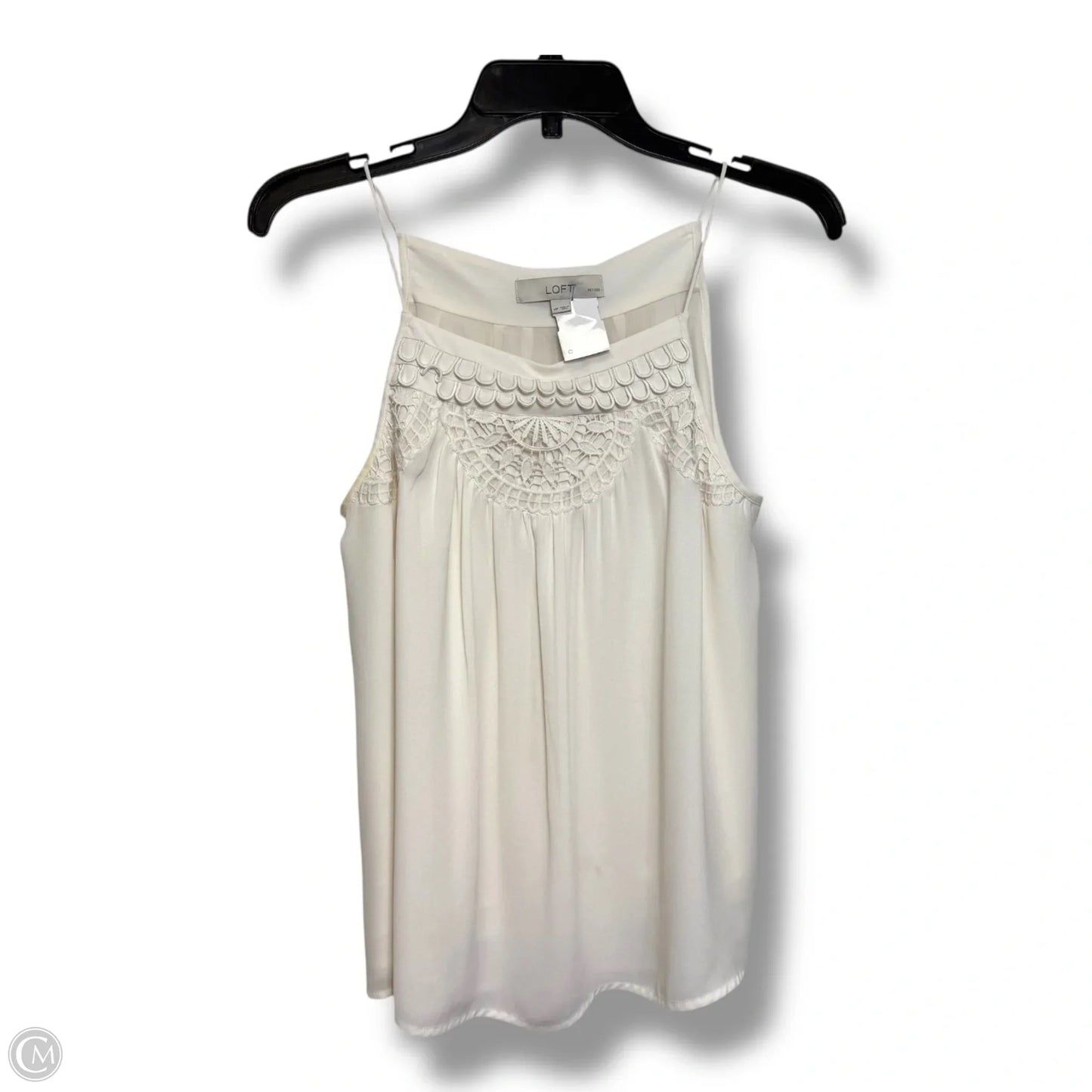 Top Sleeveless Basic By Loft In White, Size: M