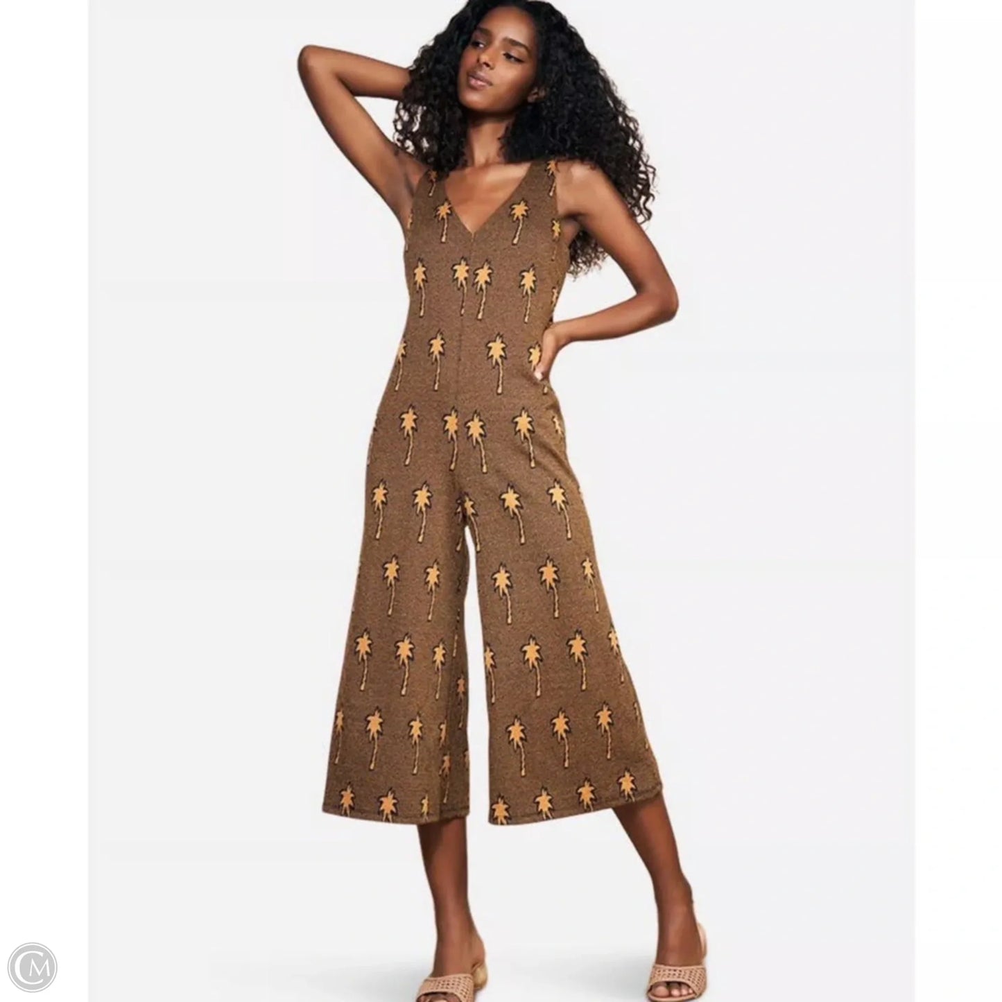 Jumpsuit By Anthropologie X Hutch Mimi Palm print, Size: Xs