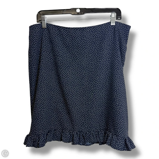 Skirt Mini & Short By Loft In Polkadot Pattern, Size: 14