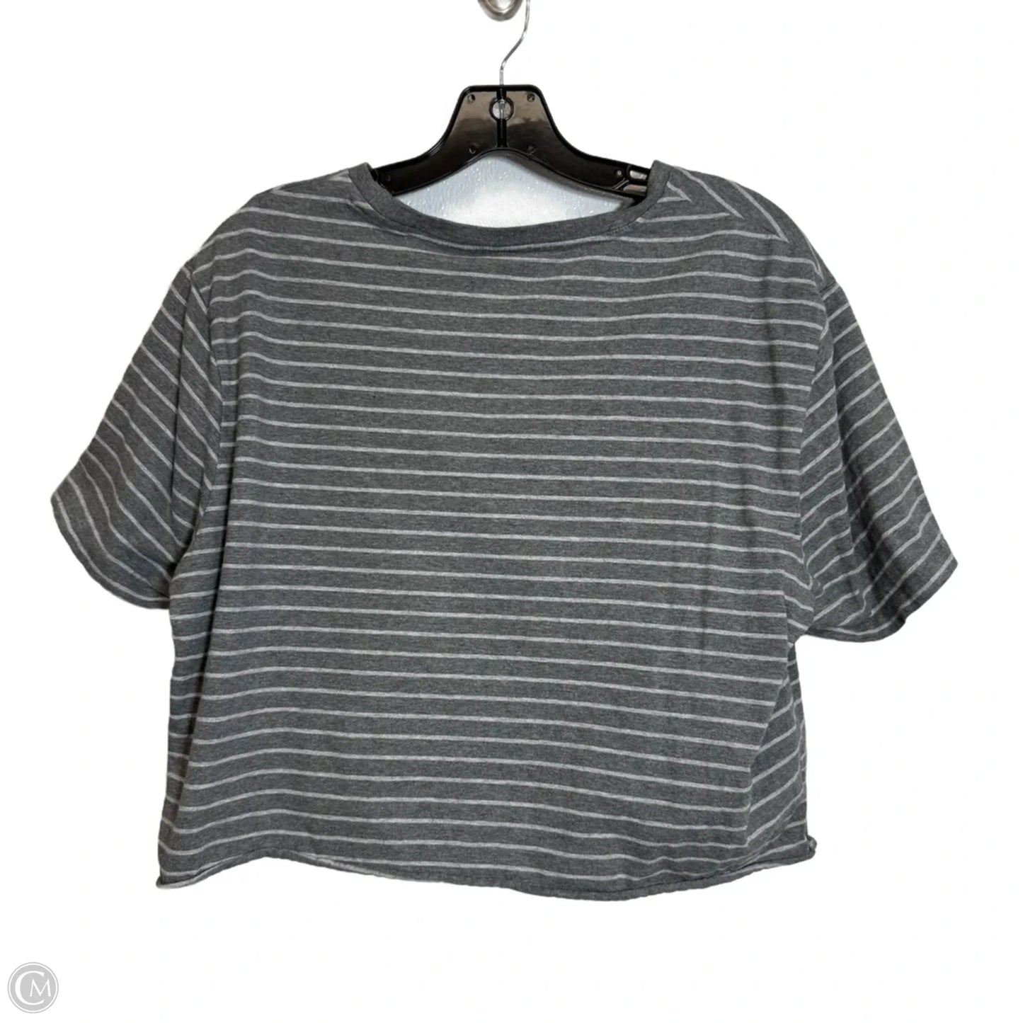Top Short Sleeve cropped Basic By Polo Ralph Lauren In Striped Pattern, Size: Xl
