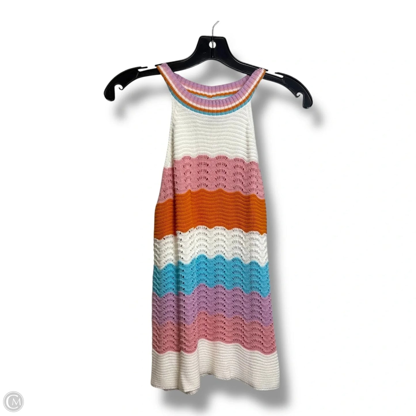 Top Sleeveless Basic By Clothes Mentor In Multi-colored, Size: L