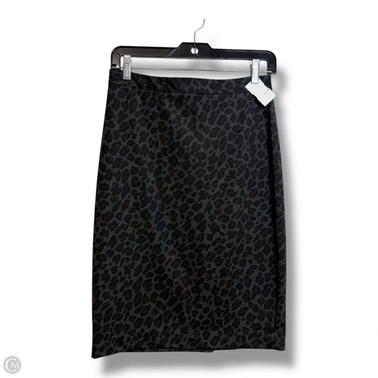 Skirt Mini & Short By Ann Taylor In Animal Print, Size: 2