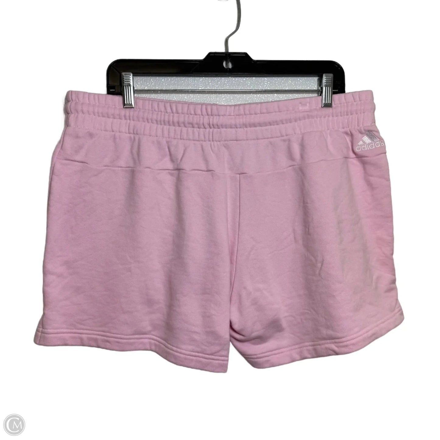 Athletic Shorts By Adidas In Pink, Size: Xl