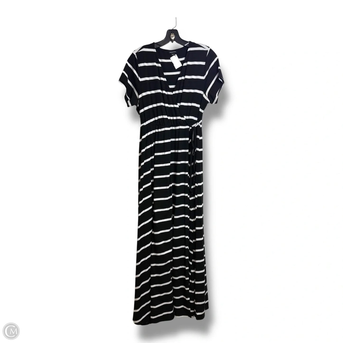 Dress Casual Maxi By Torrid In Black & White, Size: L