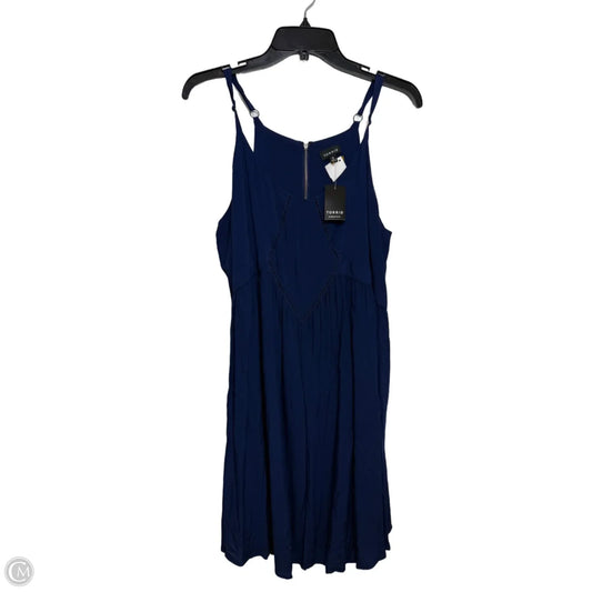 Dress Casual Short By Torrid In Blue, Size: L