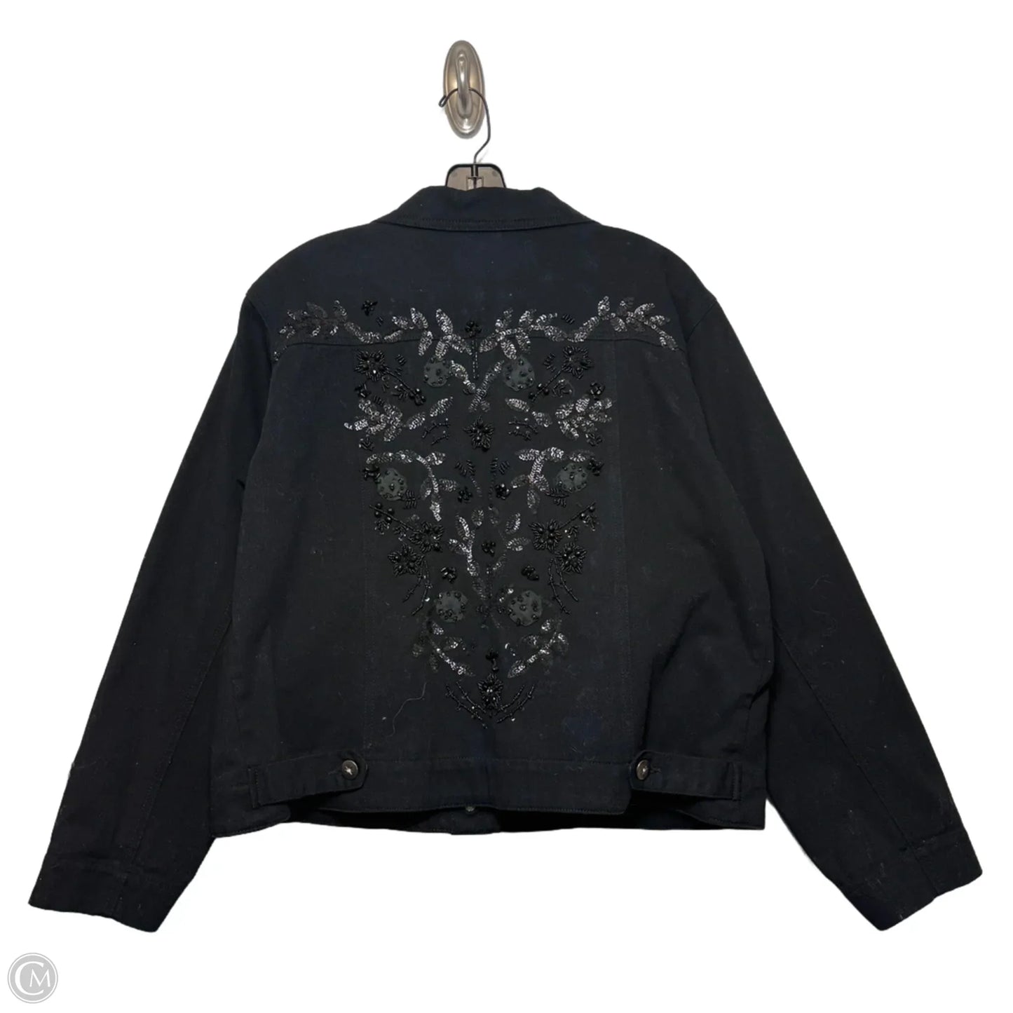 Jacket Other By Chicos In Black, Size: L