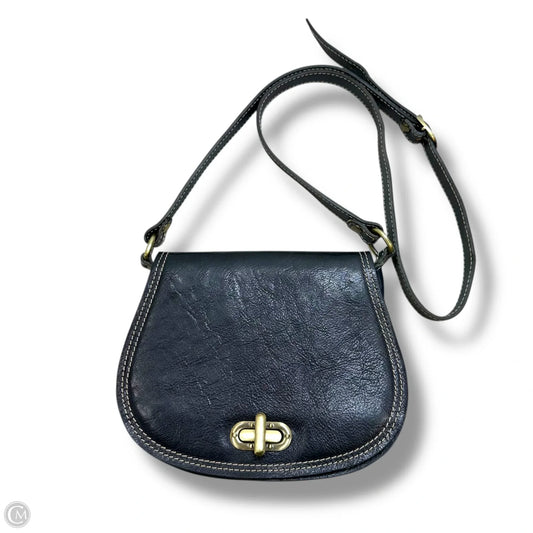 Firenze Saddle Bag Leather Crossbody By Floto, Size: Small