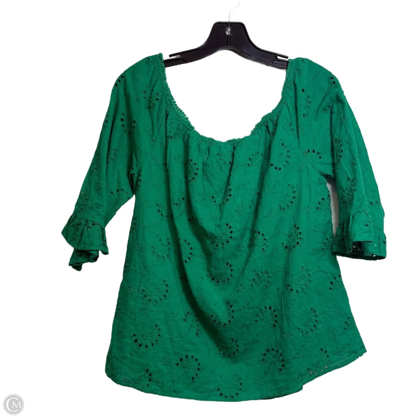 Top Short Sleeve Basic By Andree By Unit In Green, Size: M