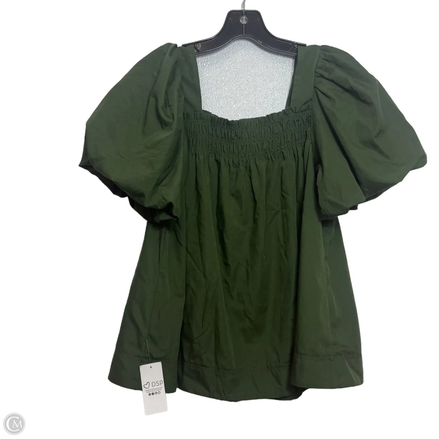 Top Short Sleeve Basic By Gigio In Green, Size: S