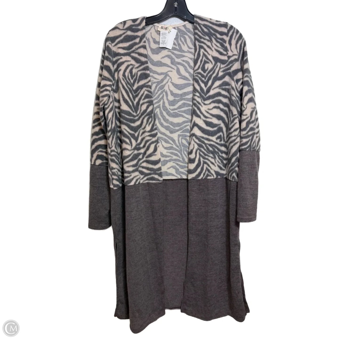 Cardigan By Bibi In Animal Print, Size: S