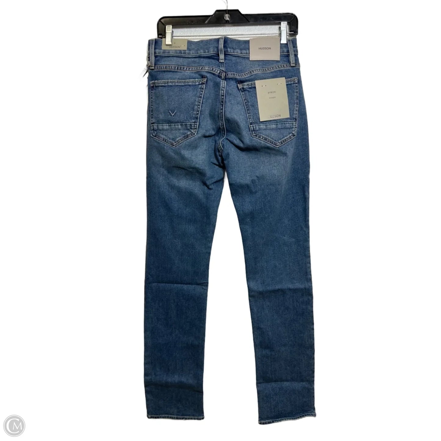 Jeans Straight By Hudson In Blue Denim, Size: 8