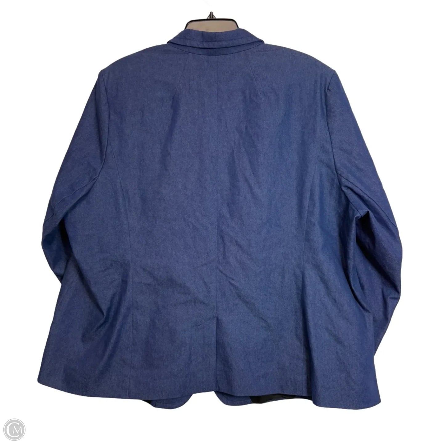Blazer By Lane Bryant In Blue Denim, Size: 3x