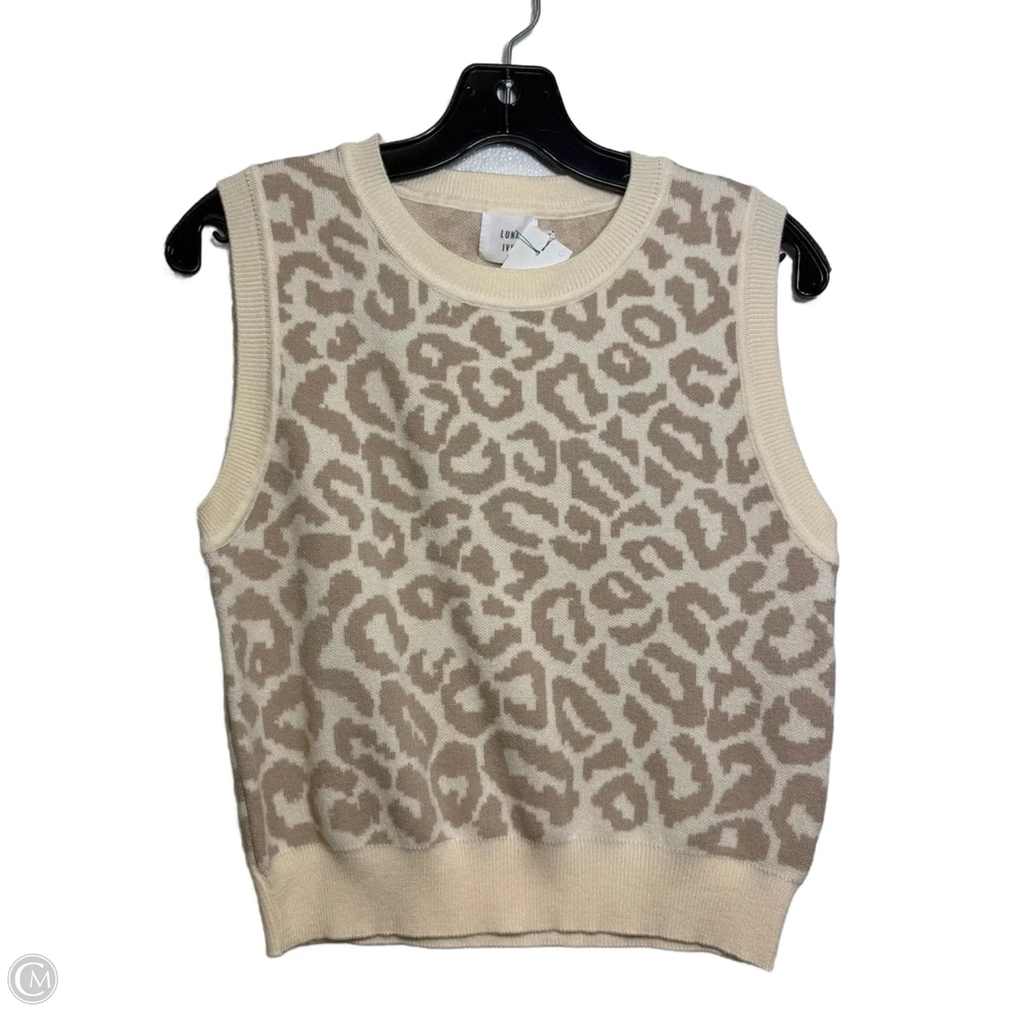 Vest Other By Clothes Mentor In Animal Print, Size: L