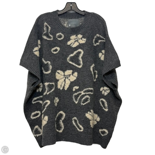 Sweater By Anthropologie In Grey, Size: Osfm