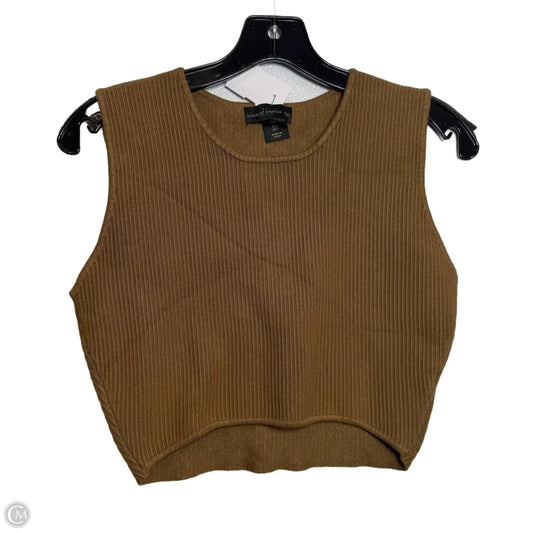 Top Sleeveless Basic By House Of Harlow In Brown, Size: L