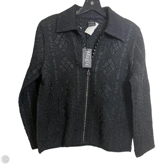 Top Long Sleeve Basic By Magic In Black, Size: Osfm