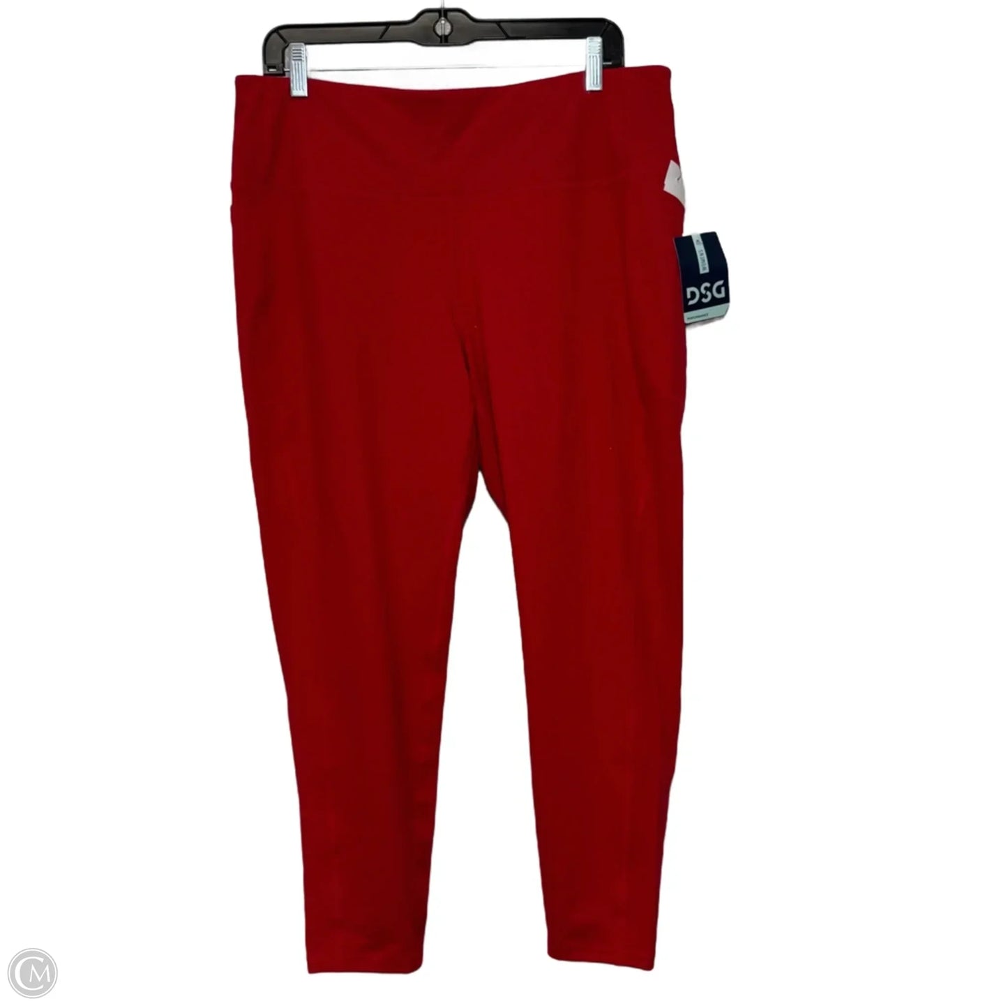 Athletic Leggings By Dsg Outerwear In Red, Size: 1x