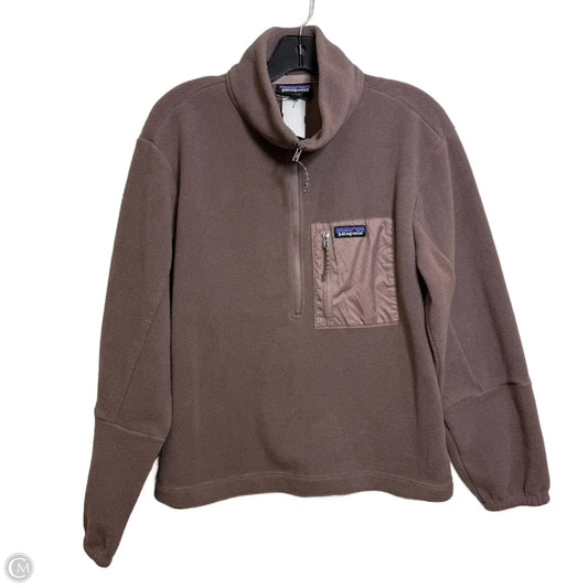 Sweatshirt Collar By Patagonia In Brown, Size: M