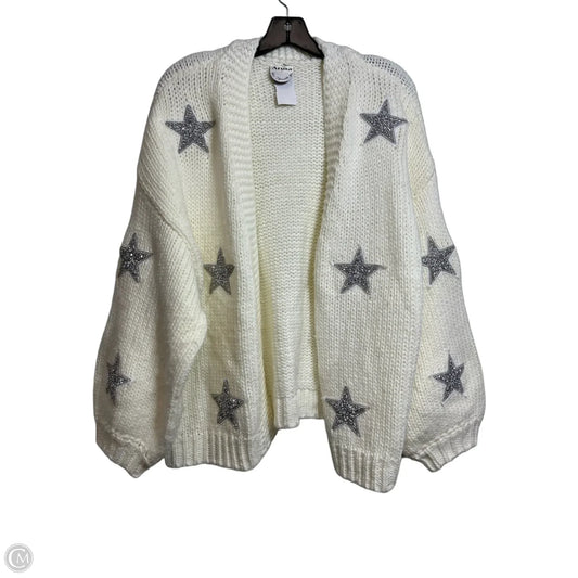 Cardigan By Arula In White, Size: 2x