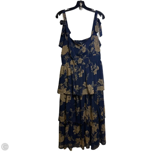 Dress Casual Maxi By Torrid In Navy, Size: 1x