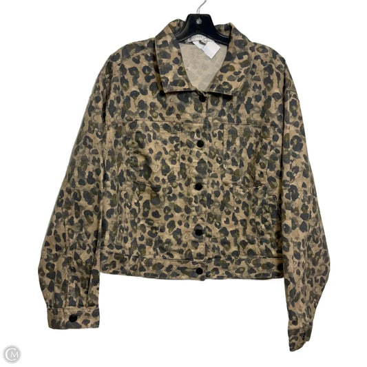 Jacket Denim By Denim & Supply By Ralph Lauren In Animal Print, Size: 2x
