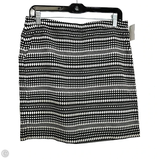Skirt Mini & Short By Banana Republic In Black & Tan, Size: 6