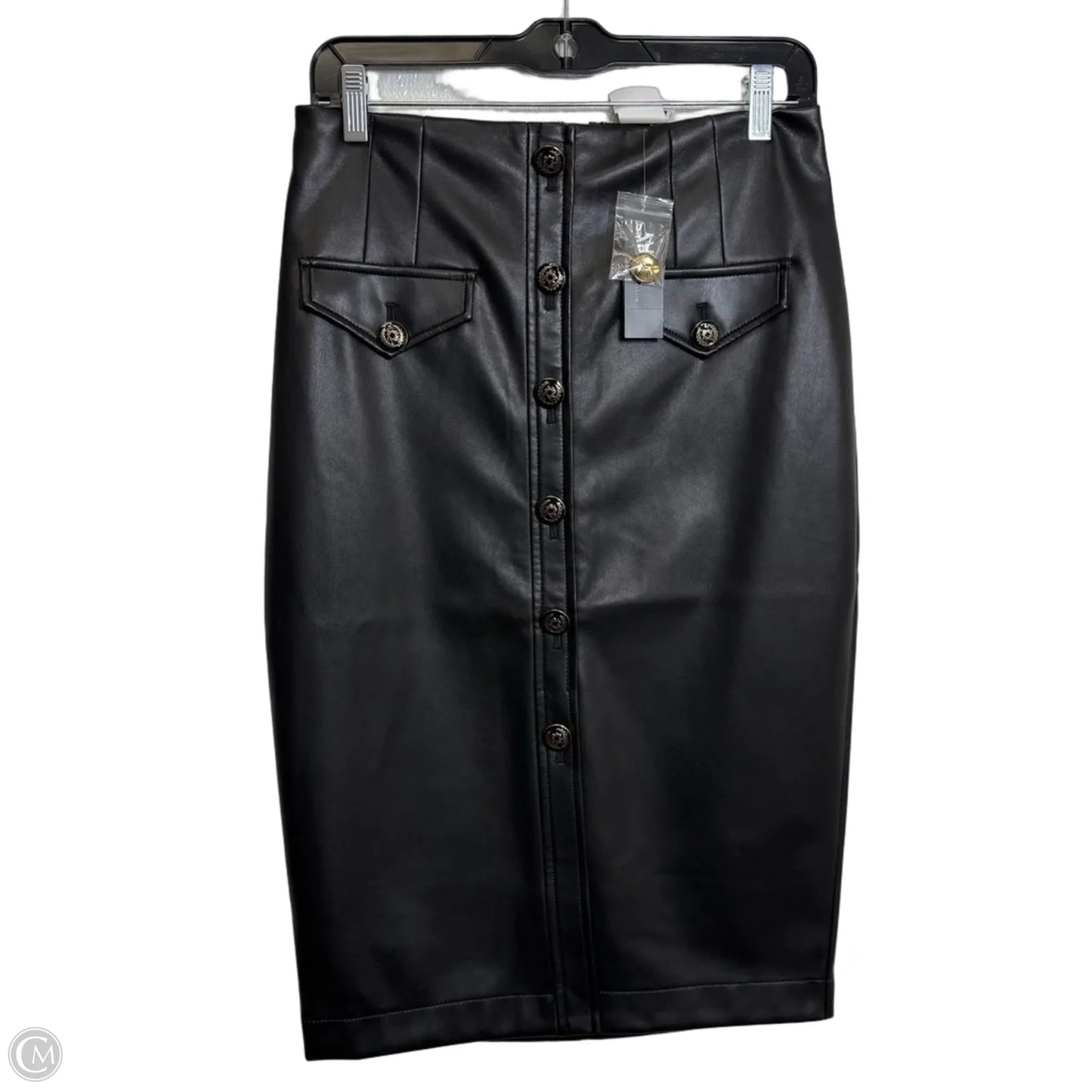 Skirt Midi By White House Black Market In Black, Size: 4