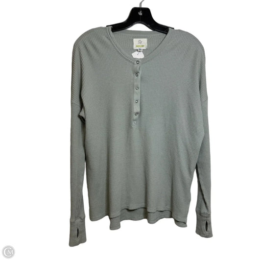 Top Long Sleeve By Offline By Aerie In Green, Size: Xs