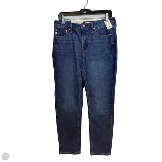 Jeans Straight By Seven 7 In Blue Denim, Size: 6