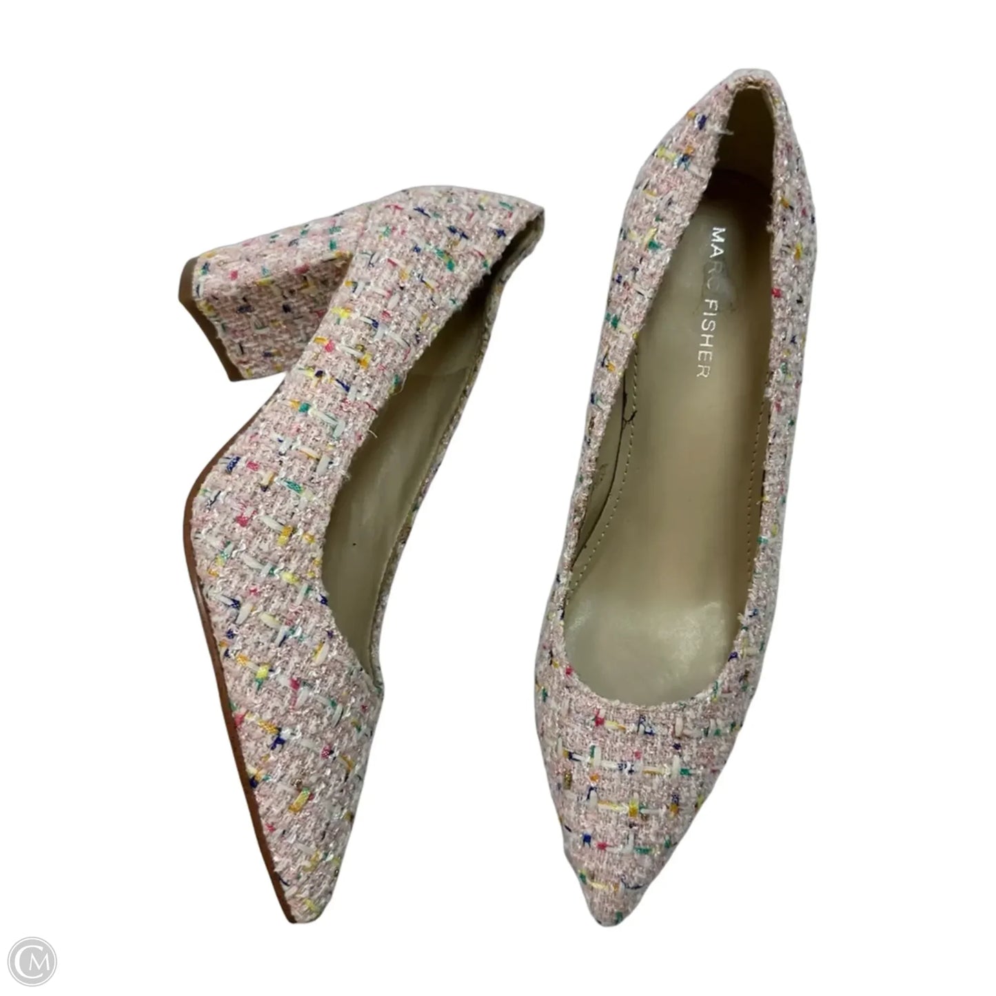 Shoes Heels Block By Marc Fisher In Pink, Size: 7