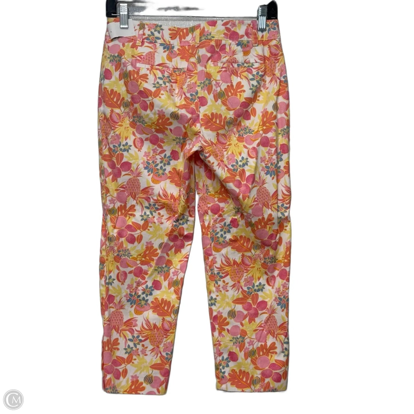 Capris By Talbots In Orange & Pink, Size: 2